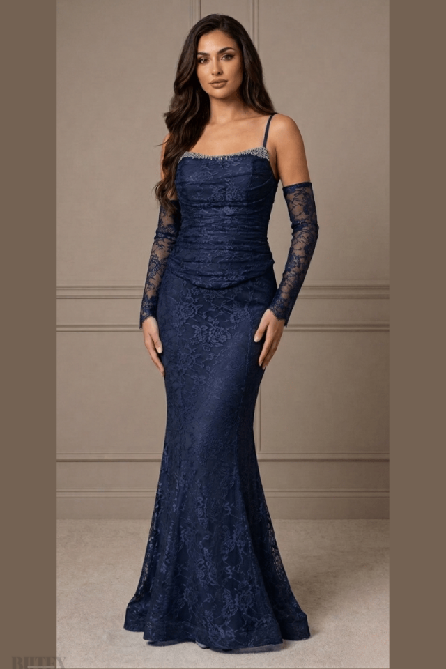 Miabella Kolluklu Dantel Elbise 1159btx